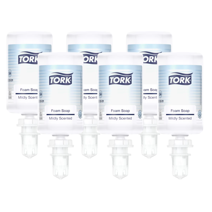 Tork Premium | Schuimzeep | 1000ml | Mild Geparfumeerd | S4 | 520501 (6 stuks) - 0