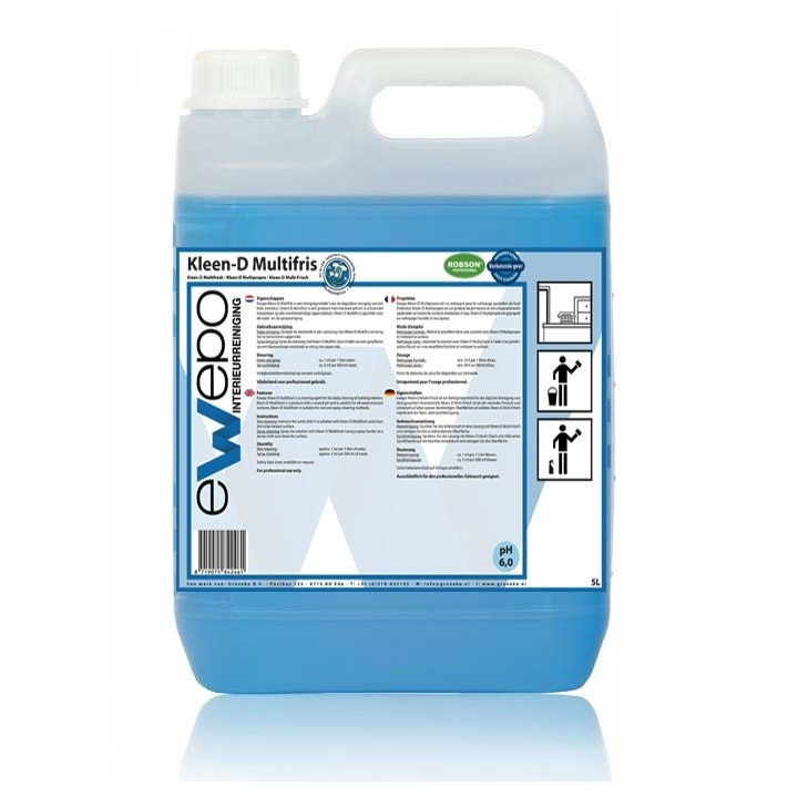 Ewepo Kleen-D Multifris, interrieurreiniger, 5 liter (2 stuks) - 0