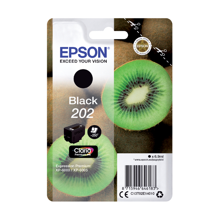 Inkcartridge epson 202 t02e14 zwart(2888122) - 0