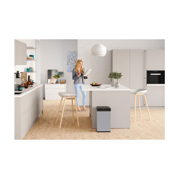 Big-Box Hailo Swing, afvalbak 35 liter, grijs, VB 001504 - 2