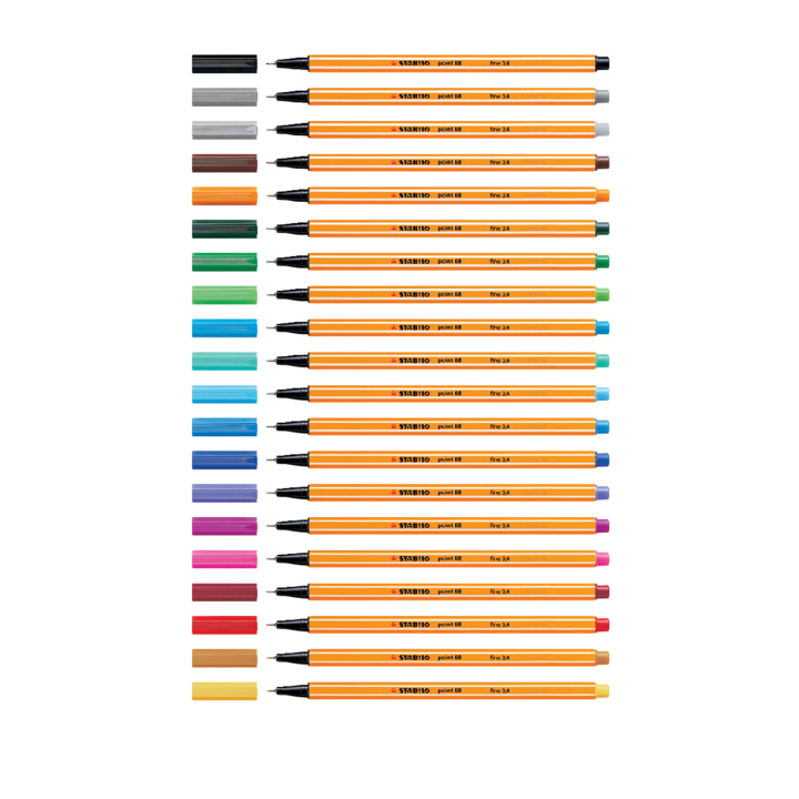 Fineliner stabilo point 88 paars - 1