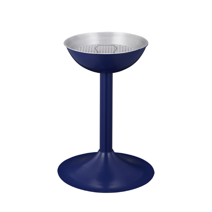 Zandasbak, Ø410x720 mm, blauw, VB 100000 - 0