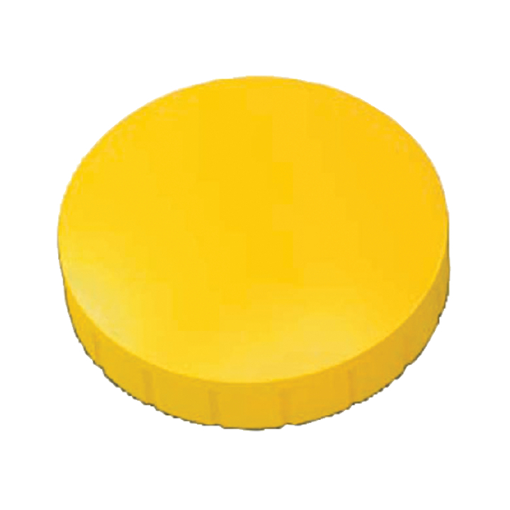 Magneet maul solid 32mm 0.8kg geel(6163213)  ds/10 - 0