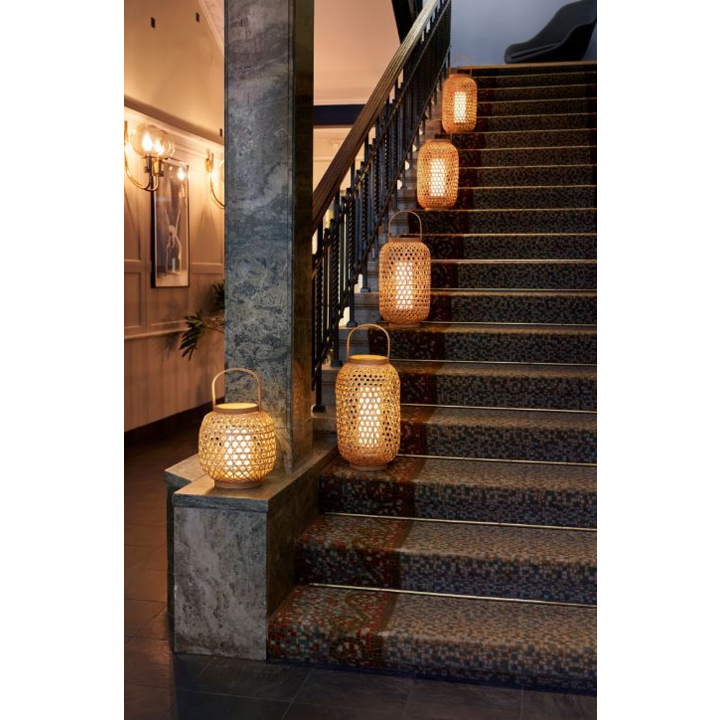 Duni | LED Lamphouder | 255x240mm | Lantaarn Area Nature | 183191 (2 stuks) - 2