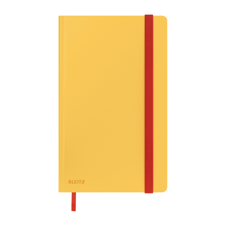 Notitieboek leitz cosy a5 gelijnd harde kaft geel(44810019) - 0