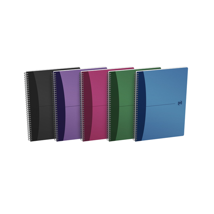 Notitieblok oxford off spir ruit a4 90blz polypro - 0