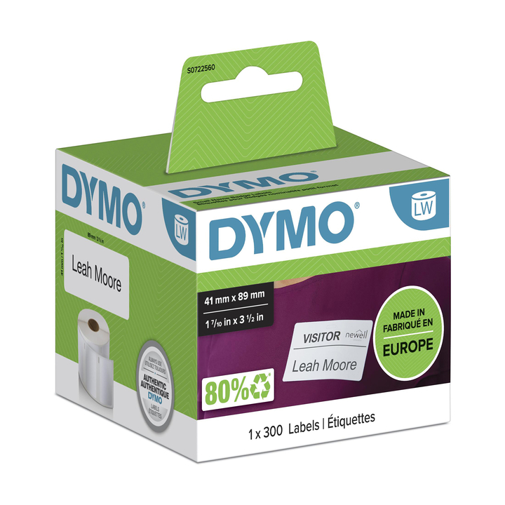 Etiket dymo 11356 labelprint naambadge label - 0