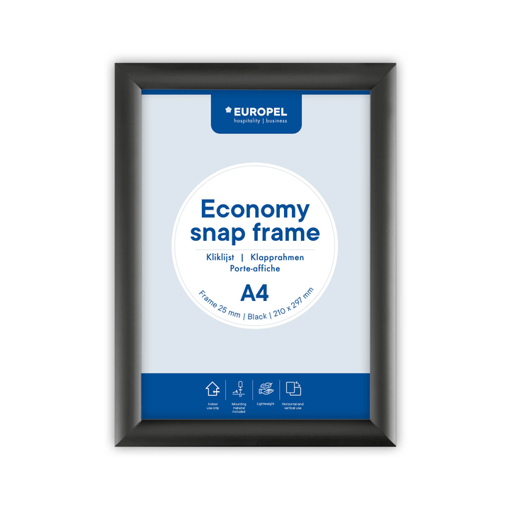 Kliklijst europel economy a4 zwart(355096) - 0