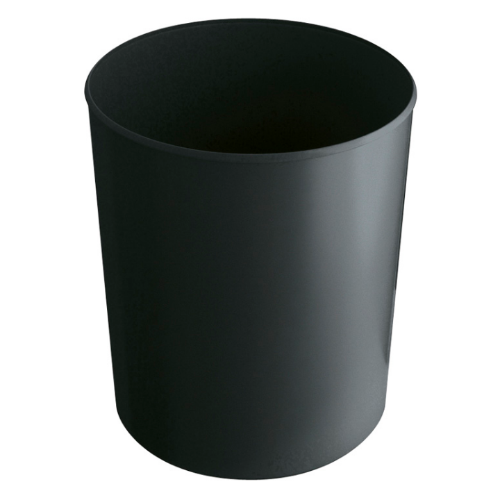 Vuurbestendige papierbak, rond, 20 liter, zwart, VB 181800 - 0