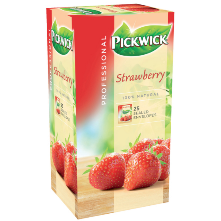 Pickwick Professional, thee, 1.5 gram, aardbei, 4016831 (25 stuks) - 1