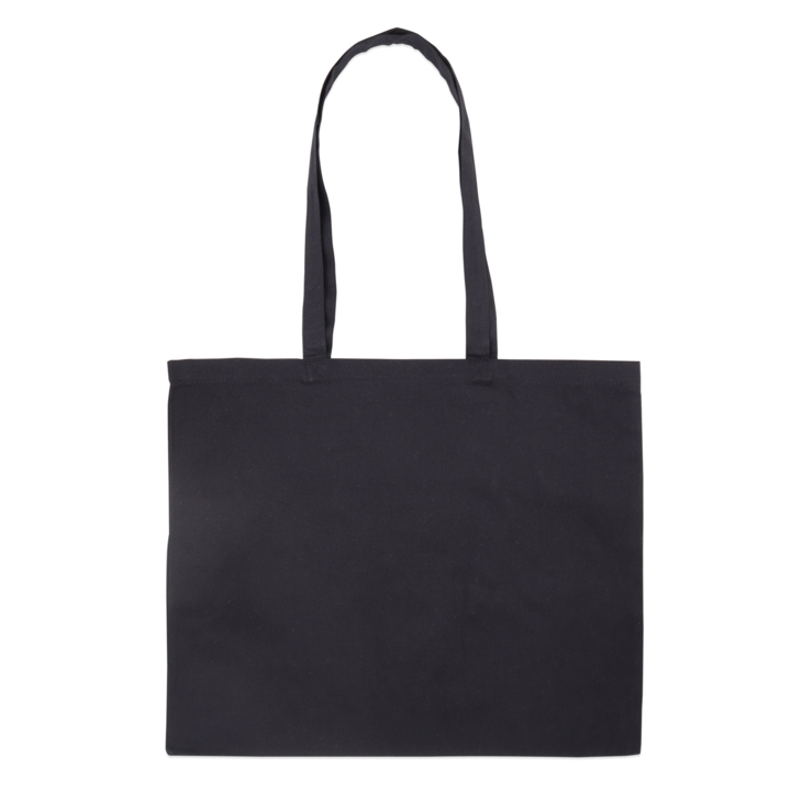 Cotton tote bag, 50x42cm, zwart (100 stuks) - 0