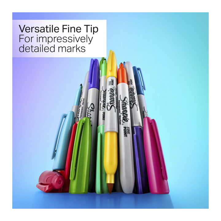 Viltstift sharpie glampop f 12st assorti(2198780) - 3