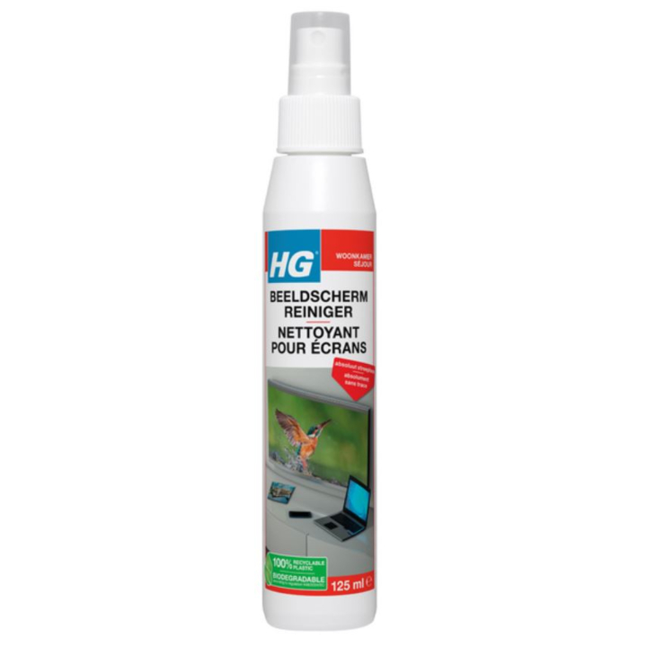 HG, beeldschermreiniger, 125ml, 612012103 (1 stuk) - 0