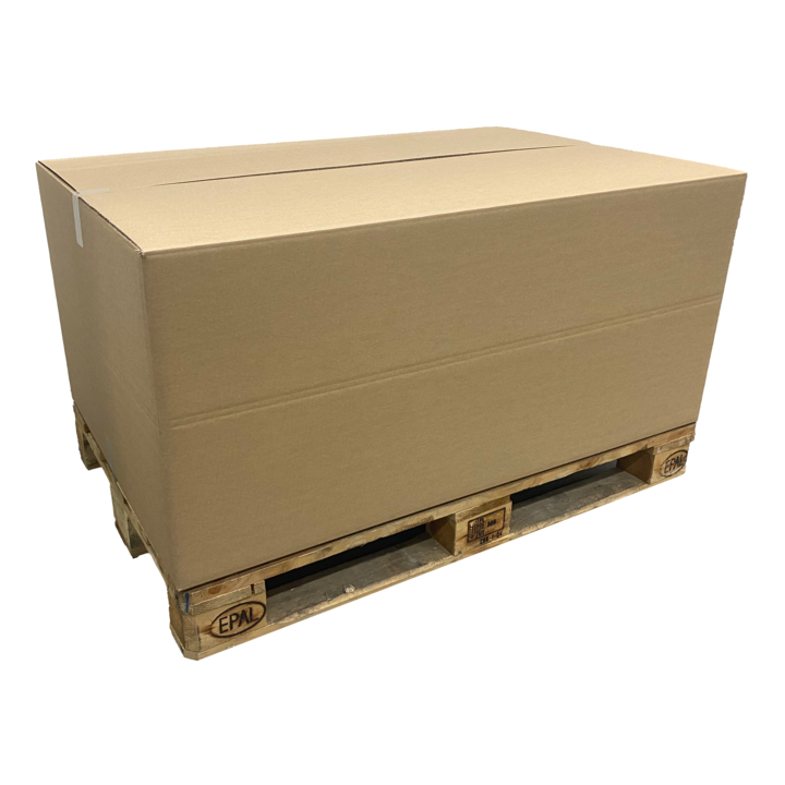 Palletdozen Voor Europallet | 1185x785x525mm | BC-golf | Bruin - 0