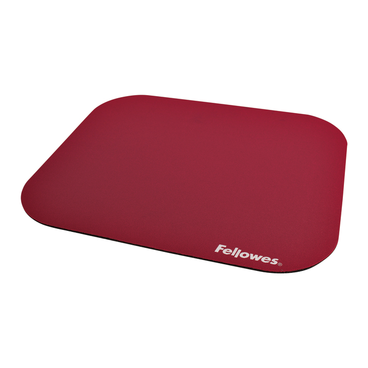 Muismat fellowes standaard 203x241x6mm rood - 0