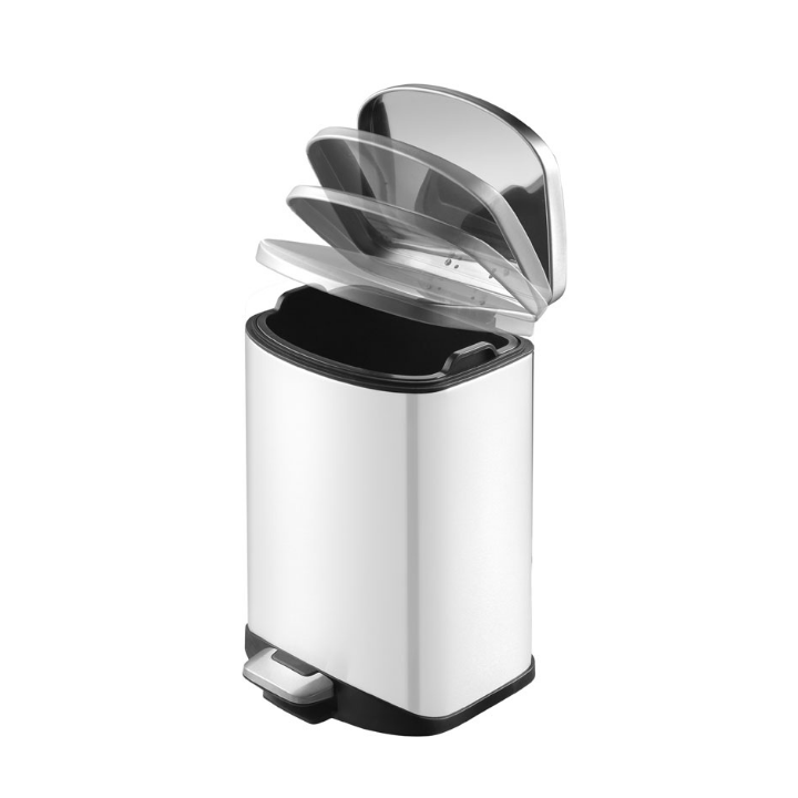 Eko Della, pedaalemmer, 6 liter, wit, VB 936606 - 1
