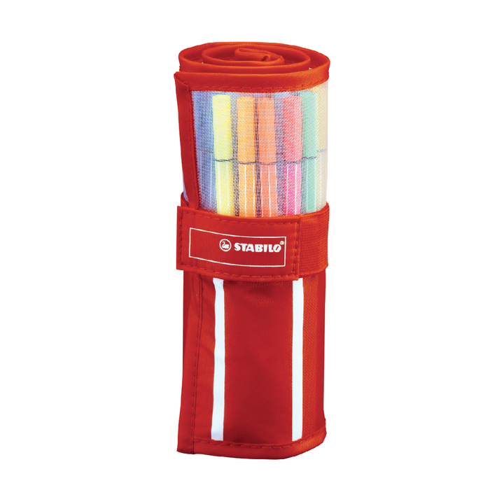 Viltstift stabilo 68 roletui rood ass(6830-2) - 0