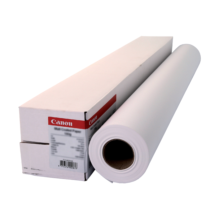 Inkjetpapier canon mat gecoat 914mmx30m 140gr(97003015) - 0