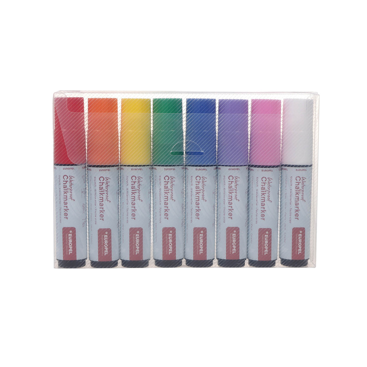 Krijtstift europel watervast 15mm ass 8 stuks(356510) - 0