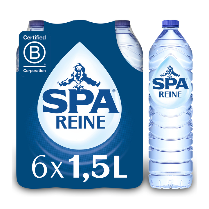 Water spa reine blauw petfles 1.5 liter(18200) - 0