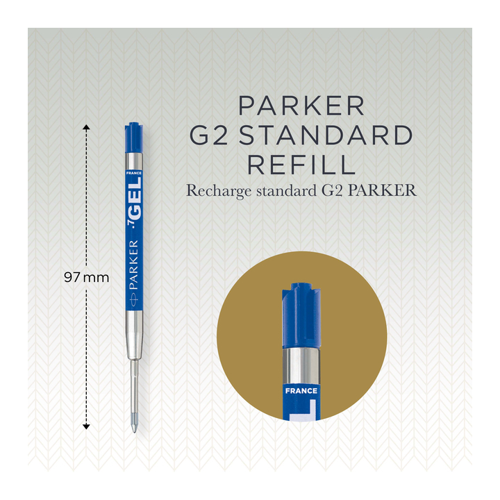 Balpenvulling parker gel 0.7mm blauw - 3