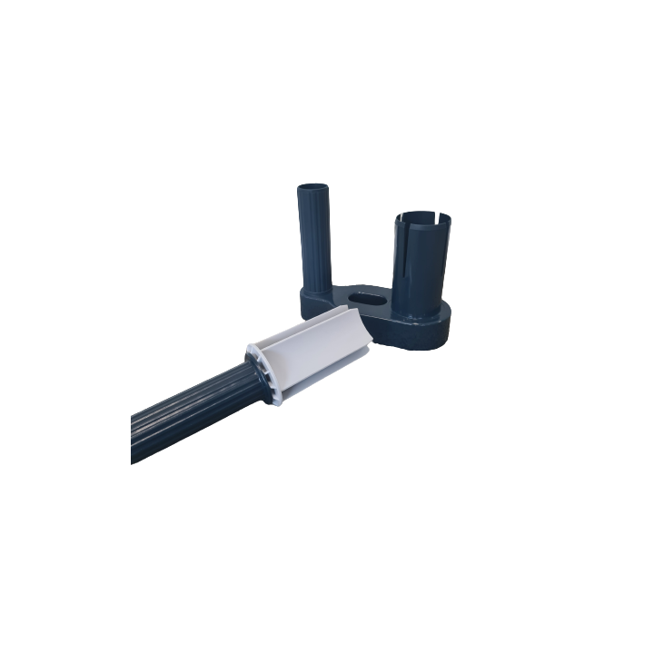Dispenser stretchfolie, rolbreedte 25 tm 50 cm, kunststof - 0