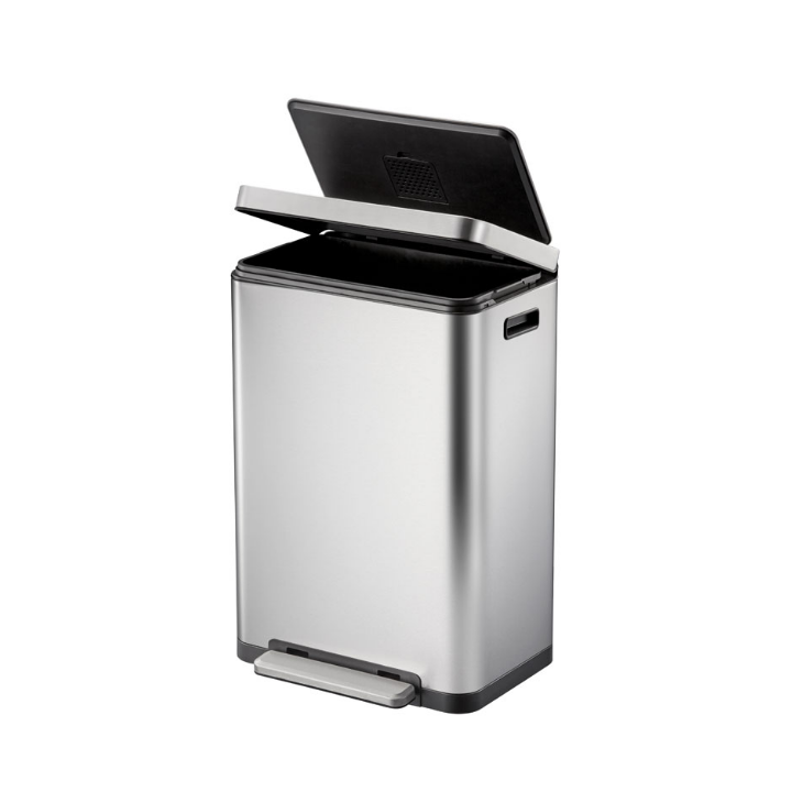 X-Cube EKO, pedaalemmer, 45 liter, mat RVS, VB 936845 - 0