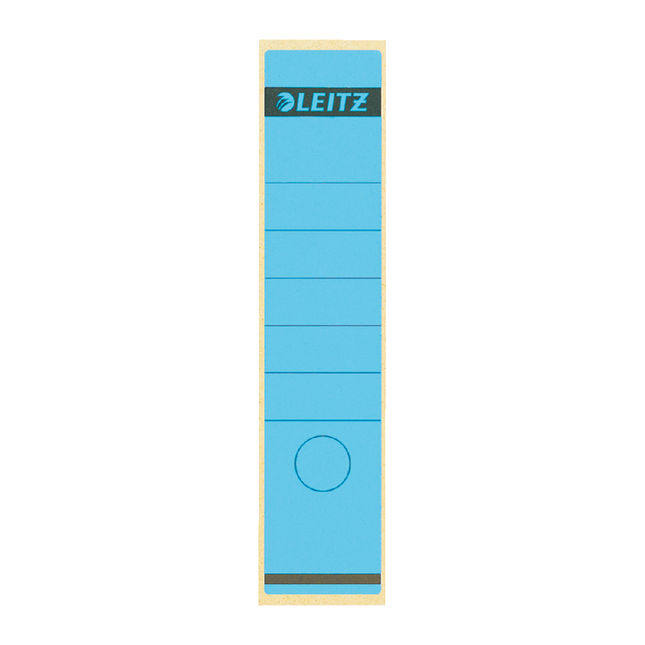 Rugetiket leitz 1640 58x290mm blauw - 0