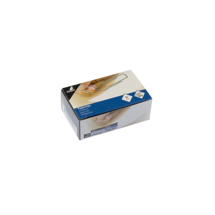 Paperclip kangaro 32mm hoekig verzinkt(k-10032) - 0