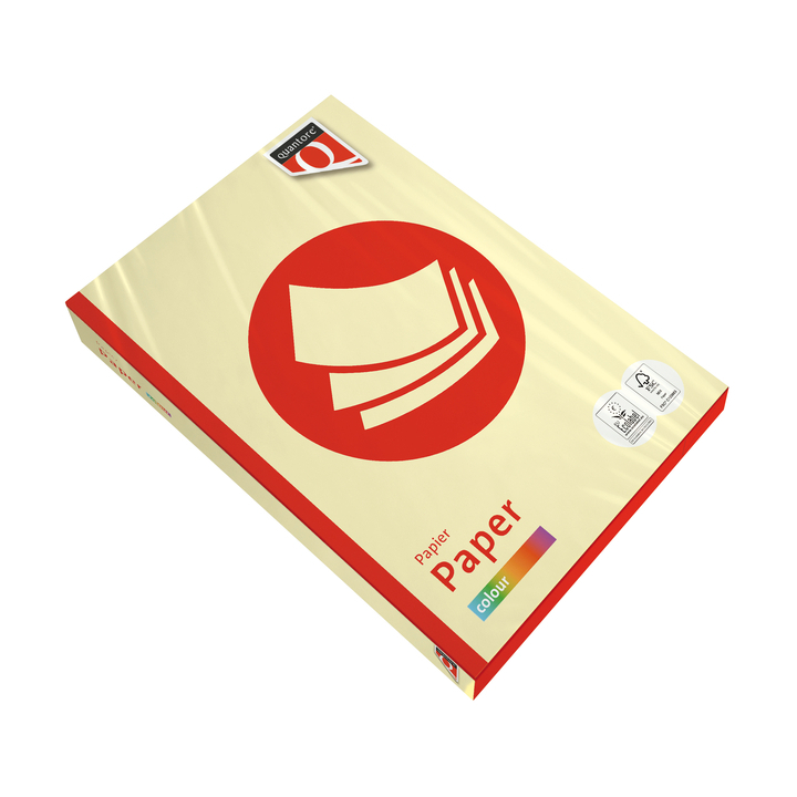Kopieerpapier quantore colour a4 80gr kanariegeel(129255) - 0