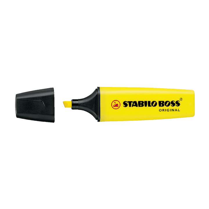 Markeerstift stabilo boss 7024 geel - 0