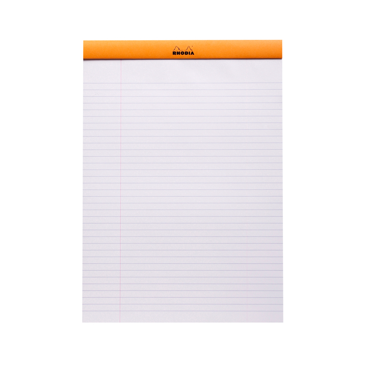 Schrijfblok rhodia a4 lijn met kantlijn 80vel 80gr(18600c) - 1