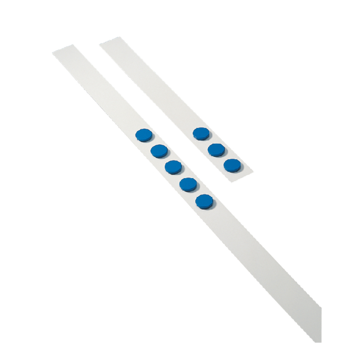 Wandlijst DESQ 100cm+5 blauwe magneten 32mm - 0