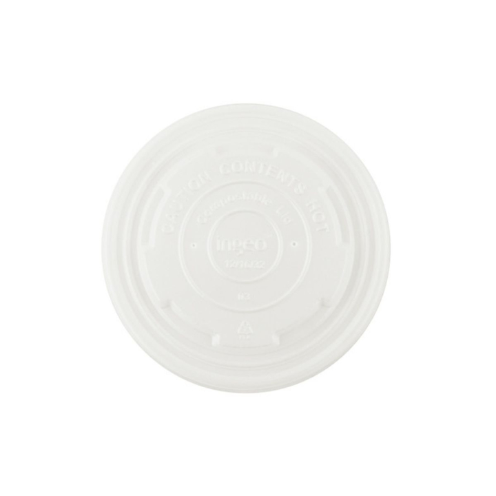 Deksel tbv Soepkom PLA 12 OZ/360ml Ds 1000stuks - 0