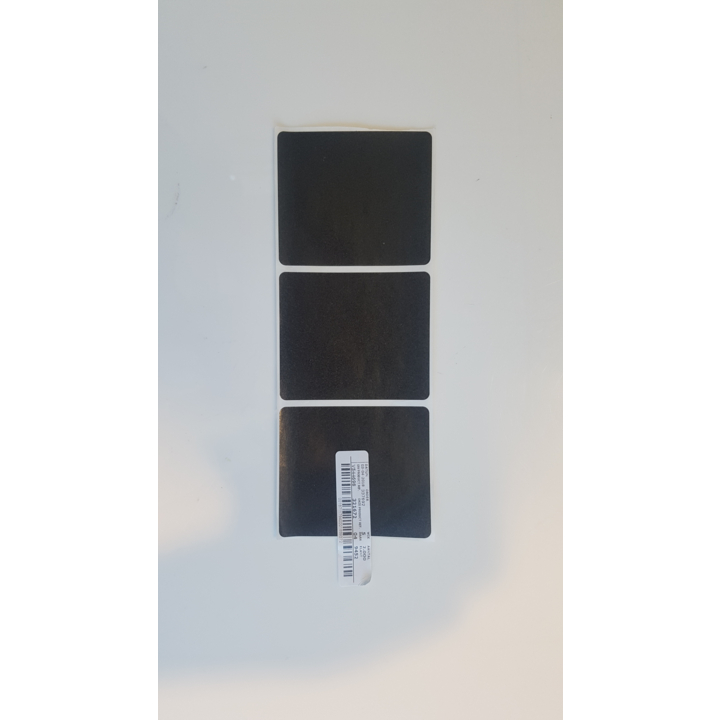 Etiket, PE, 68x58mm, transparant met blackmark (2.000 stuks) - 0