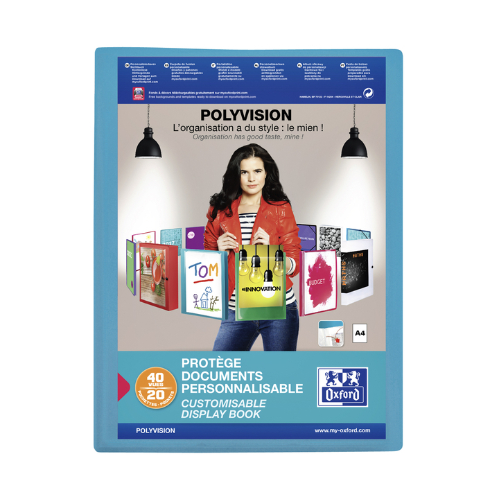 Showalbum elba polyvision 20 tas blauw(054034-03) - 0