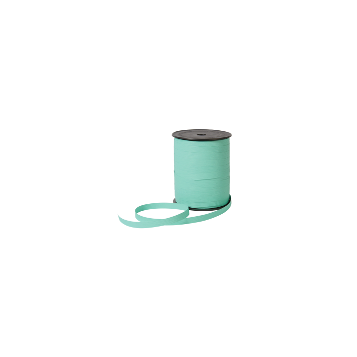 Krullint, paperlook, 10mm x 250m, turquoise - 0