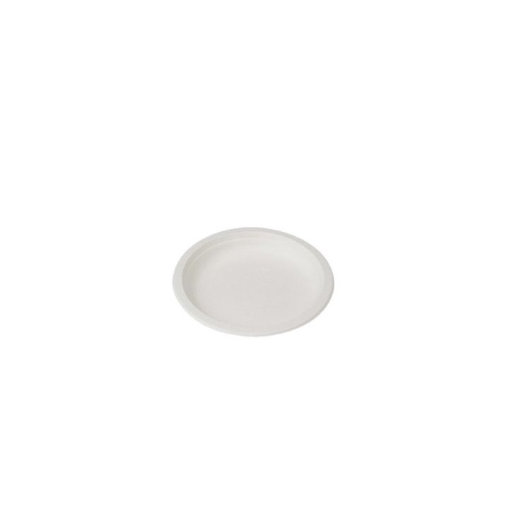 Bord, suikerriet, rond 26cm (50 stuks) - 0