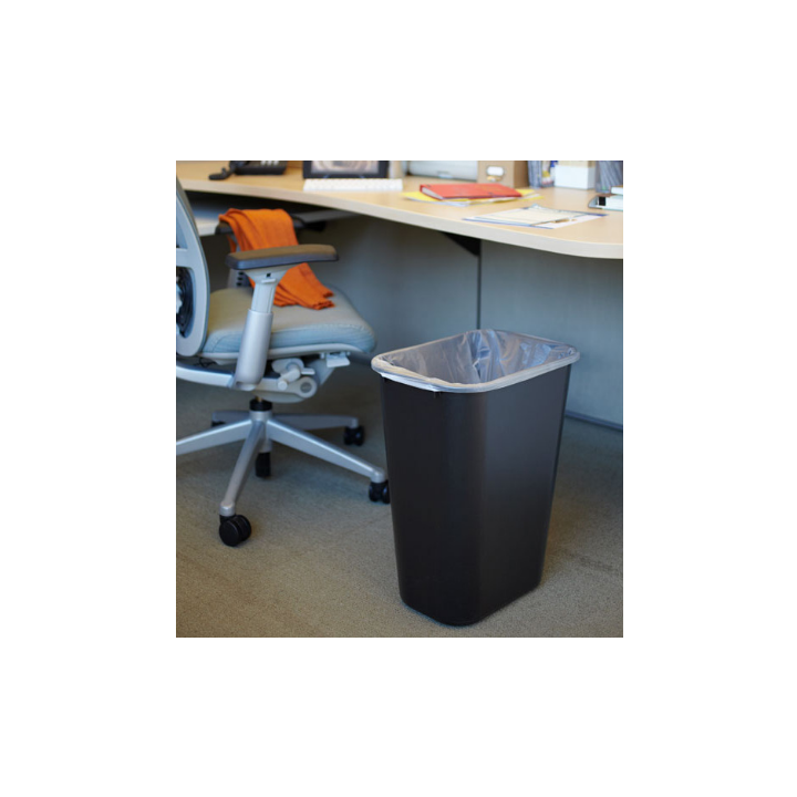 Rubbermaid, afvalbak, 39 liter, zwart, VB 002957 - 1