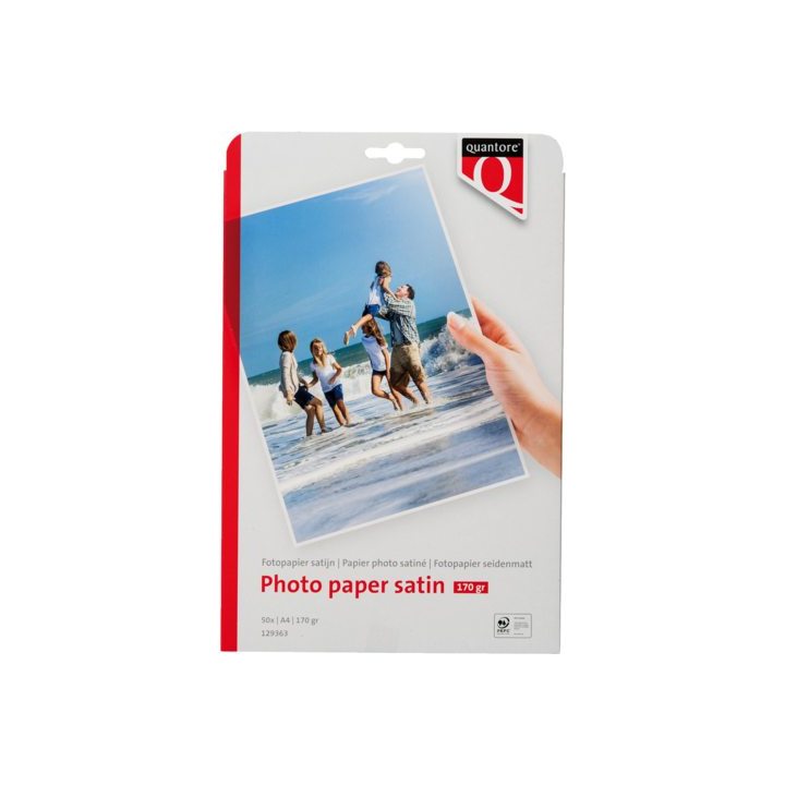 Fotopapier quantore a4 170gr mat satijn(129363) - 2