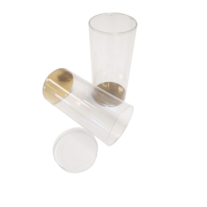 Koker, diameter 50mm, 250mm hoog, transparant (100 stuks) - 0