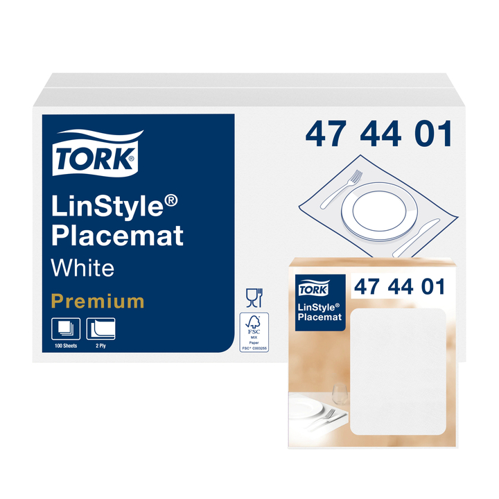 Placemat tork advanced 1laags 420x270mm wit(474539) - 1