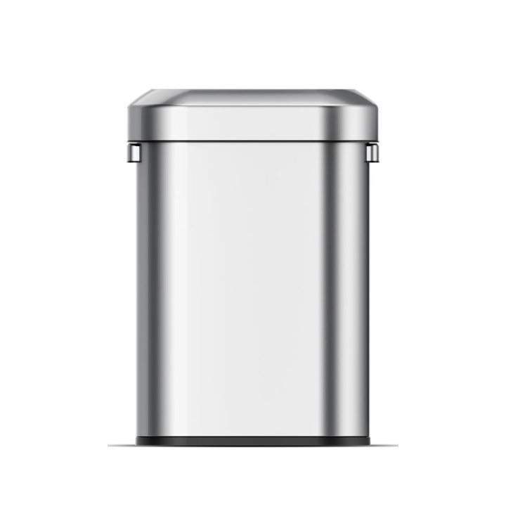 Urvan Ovaal | Afvalbak | Open Top | 60 Liter | Mat RVS | VB 905760 - 1