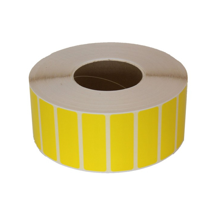 Etiket, PE, 68x24mm, geel, permanent (4500 stuks) - 0