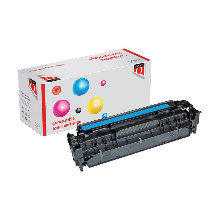 Toner Quantore alternatief tbv hp cc531a blauw(851110) - 0