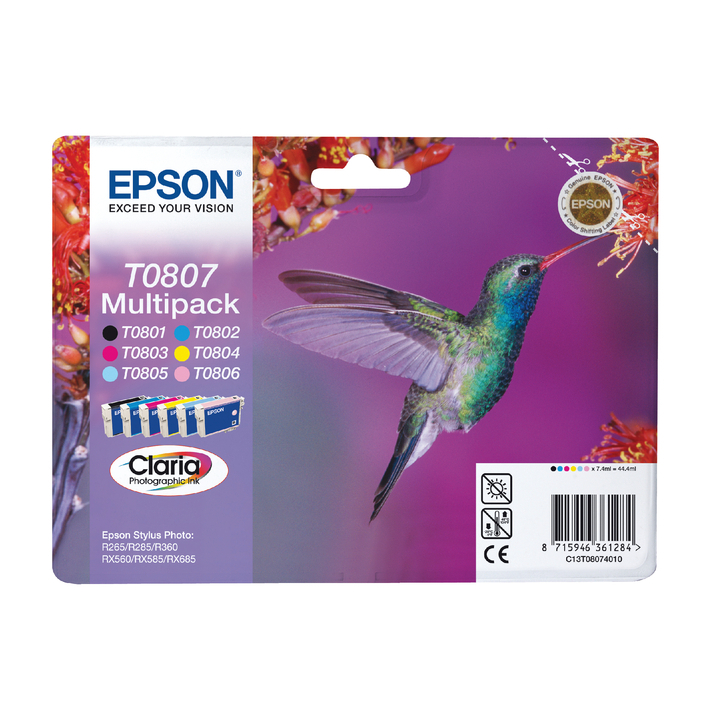 Inkcartridge epson t08074010 multipak - 0