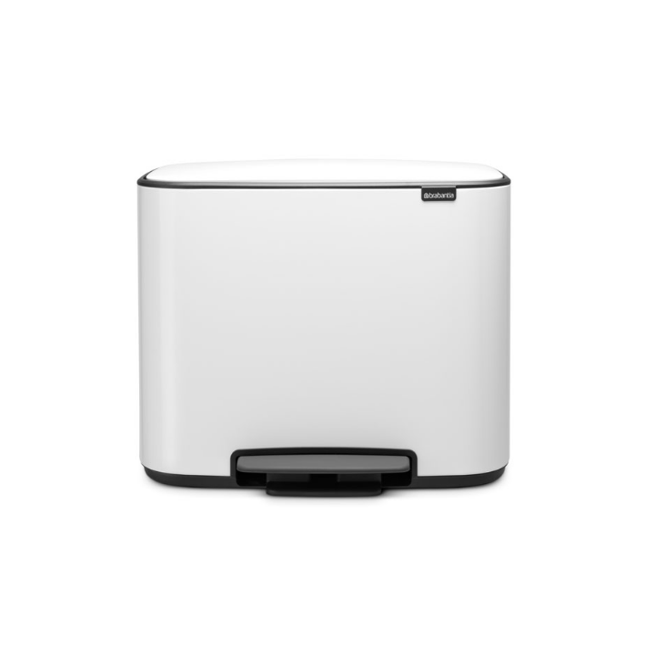 Brabantia, pedaalemmer, 11+23 liter, wit, VB 121142 - 2