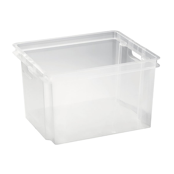 Opbergbox Crownest, 30 liter, transparant, VB 163095 - 0