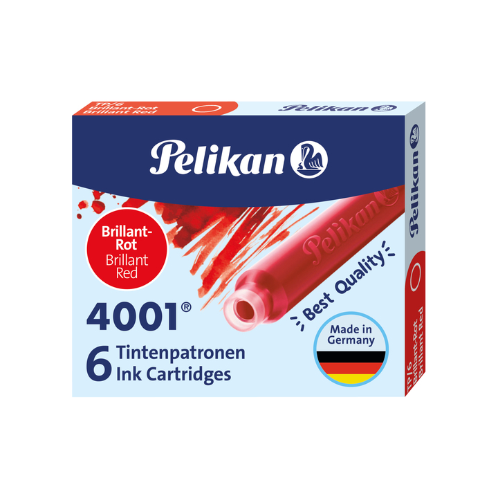 Inktpatroon pelikan rood - 0