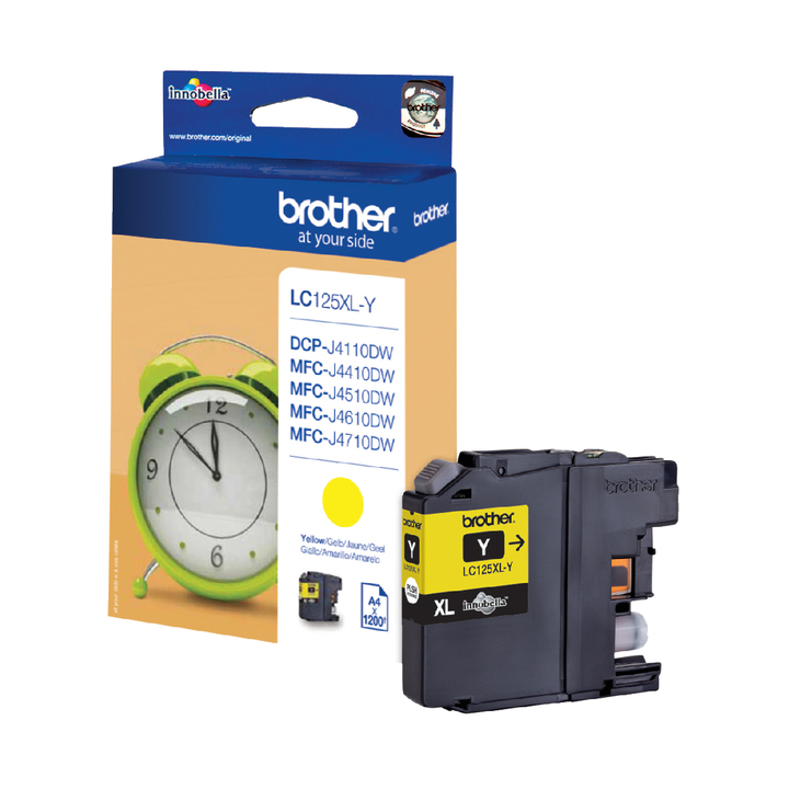 Inkcartridge brother lc-125 xl geel(lc-125xly) - 0